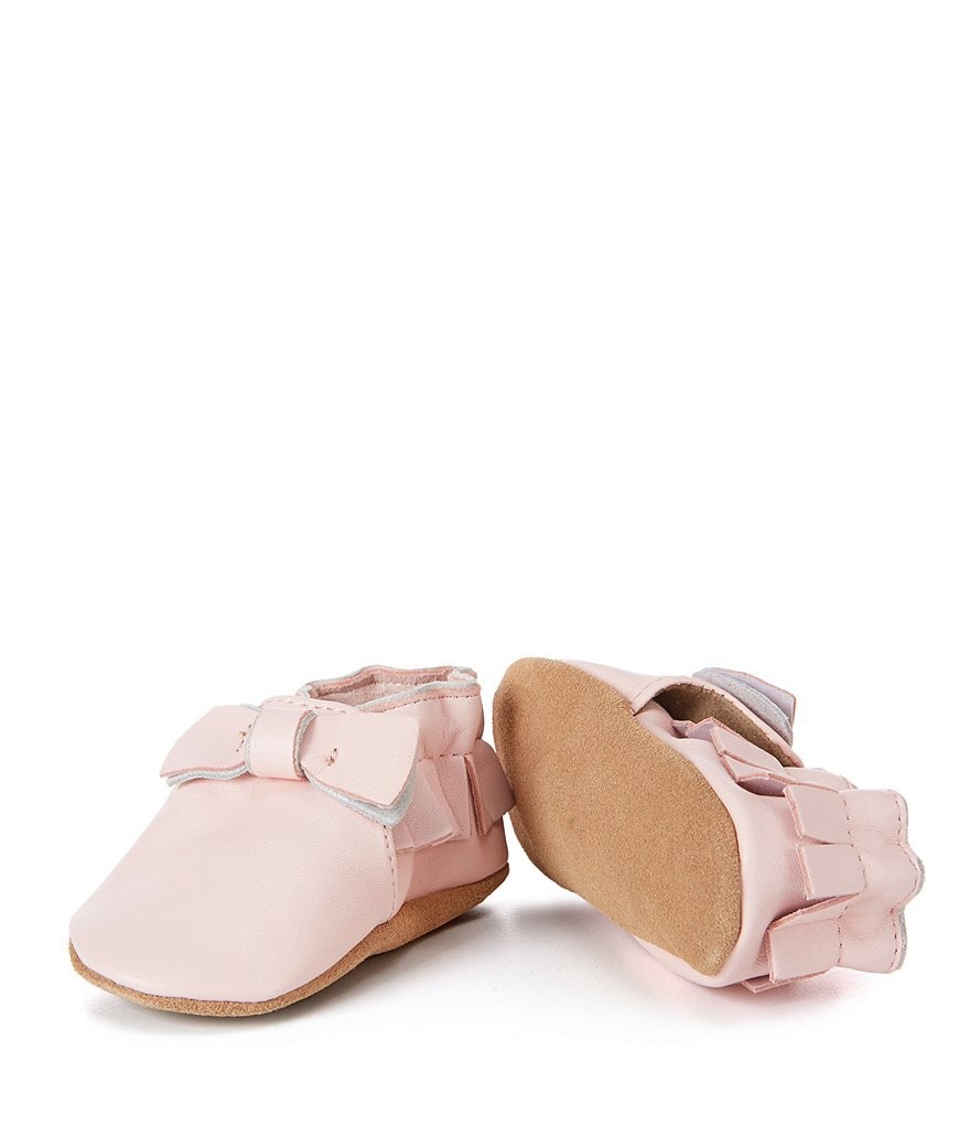 Robeez Baby Girls' Maggie Moccasin Soft Sole Crib Shoes