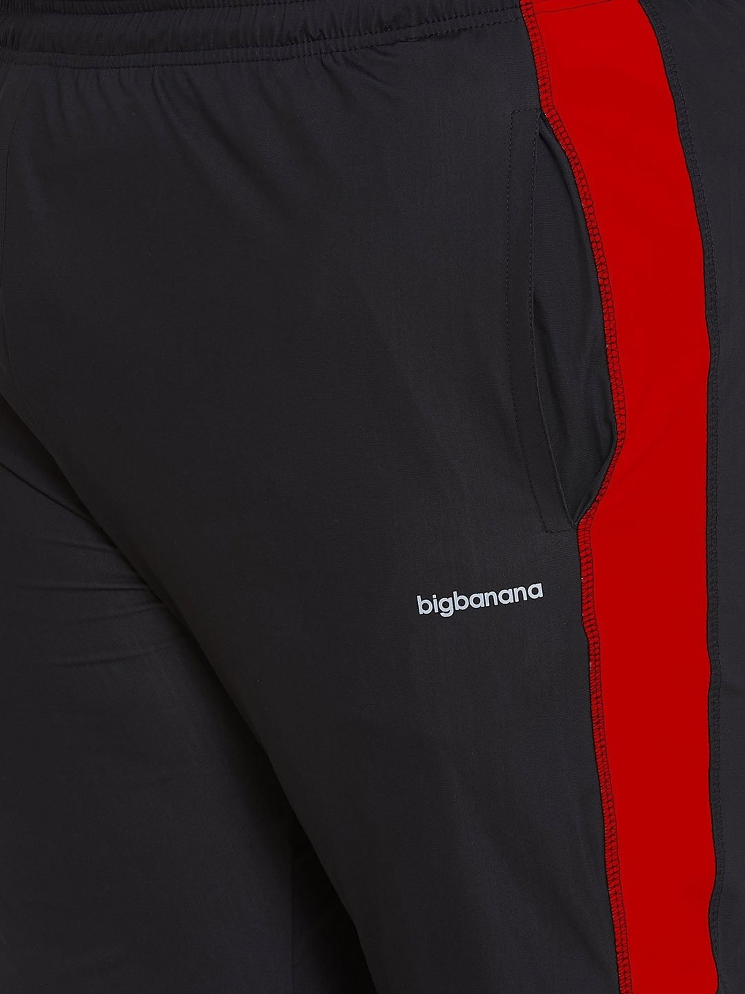 Bigbanana Black Regular Fit Trackpants