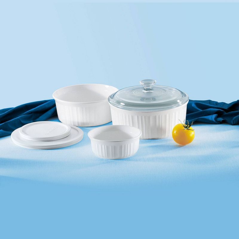 CorningWare 6pc Bakeware Set White