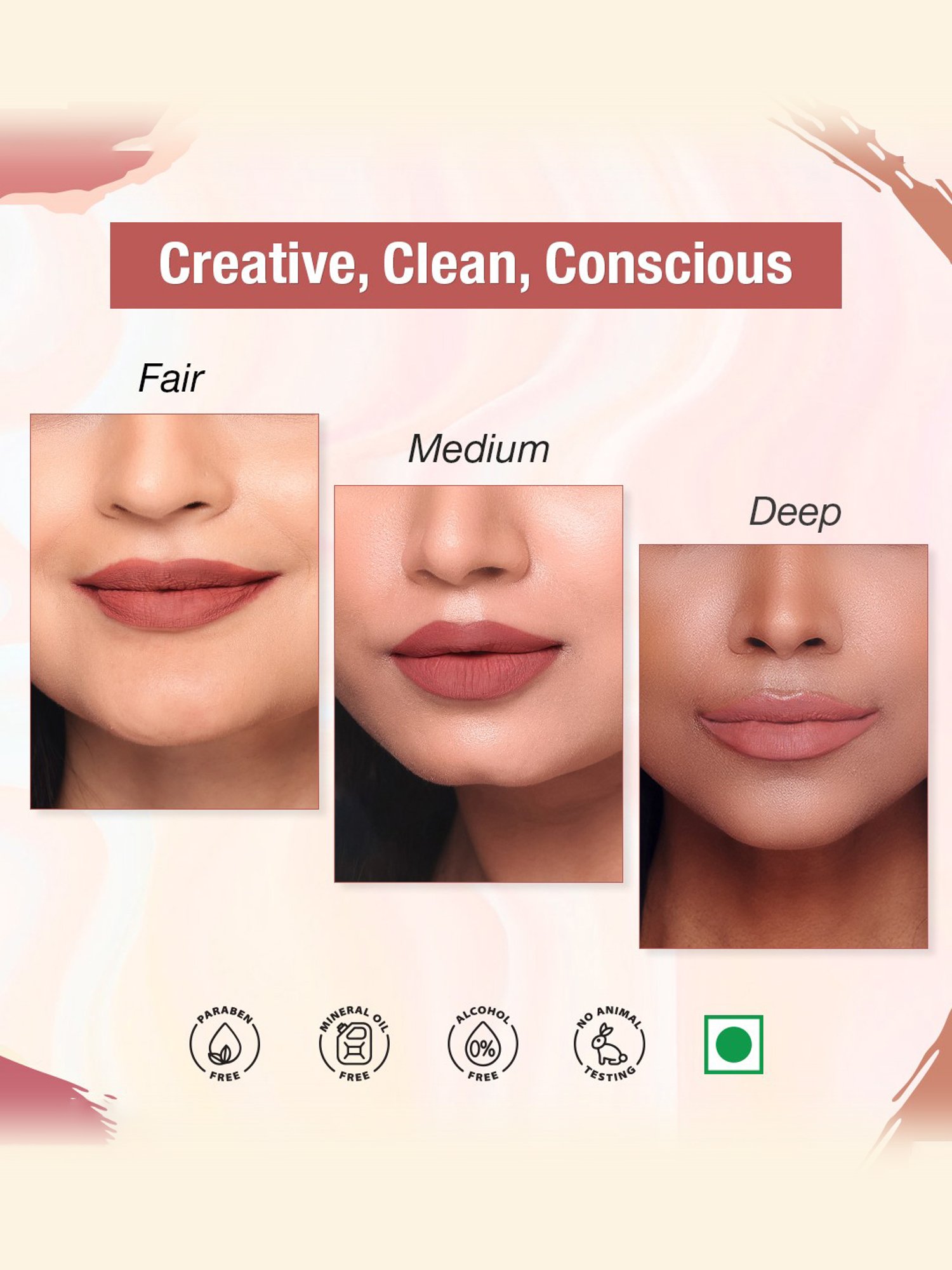 TNW-The Natural Wash Matte Velvet Longstay Mini Liquid Lipstick Magical Mauve - 1.2 ml