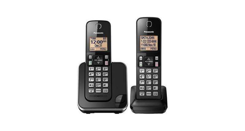 VTech CS6949-2 DECT 6.0 Standard Phone - Silver, Black - Cordless - 1 x Phone Line - 2 x Handset - Speakerphone - Answering Machine