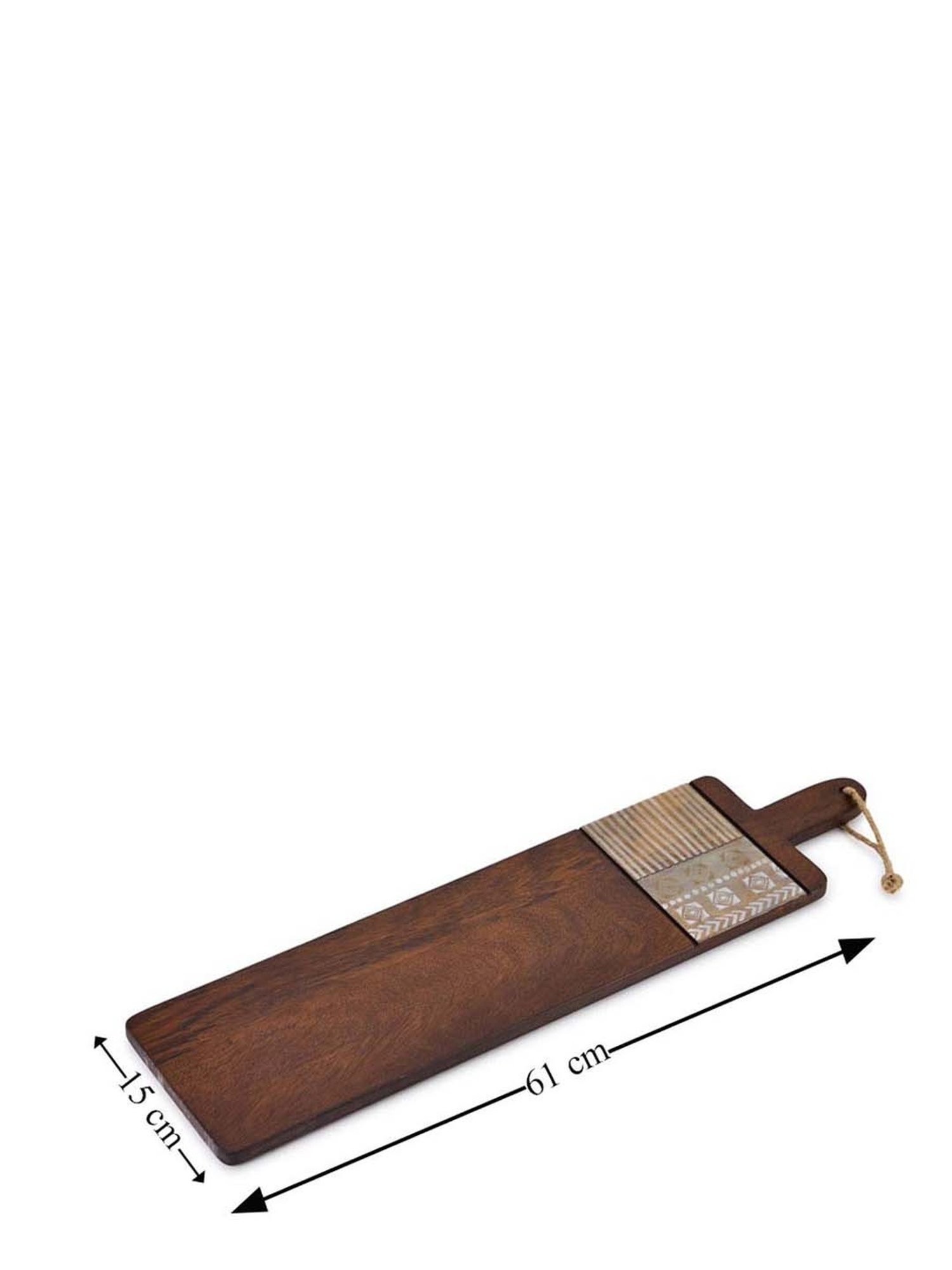 Fabindia Chitra Red Ceramic Large Oval Platter