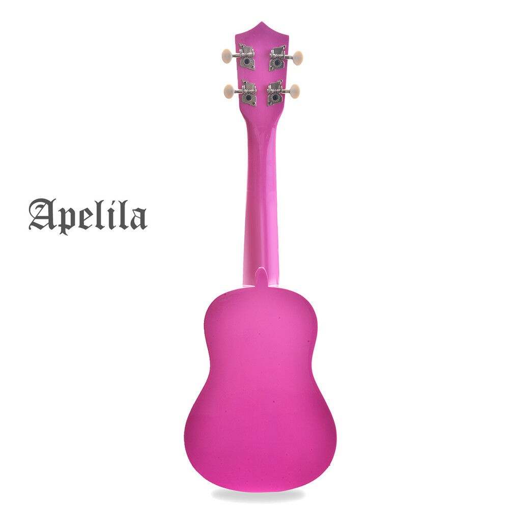 21" Soprano Ukulele Acoustic Guitar Hawaii Music Instrument Beginner Pink