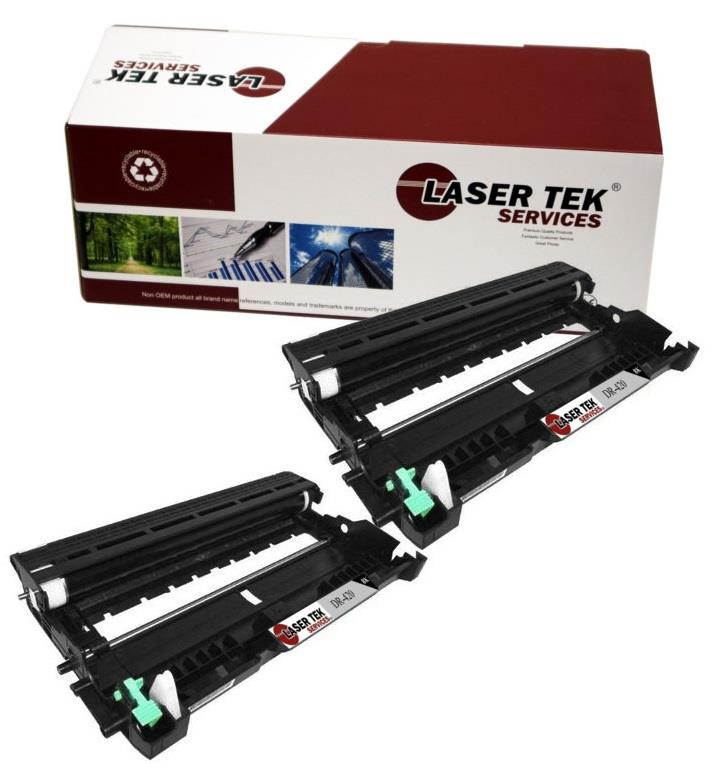 Laser Tek Services &reg; Brother DR420 2 Pack Compatible Replacement Drum Unit