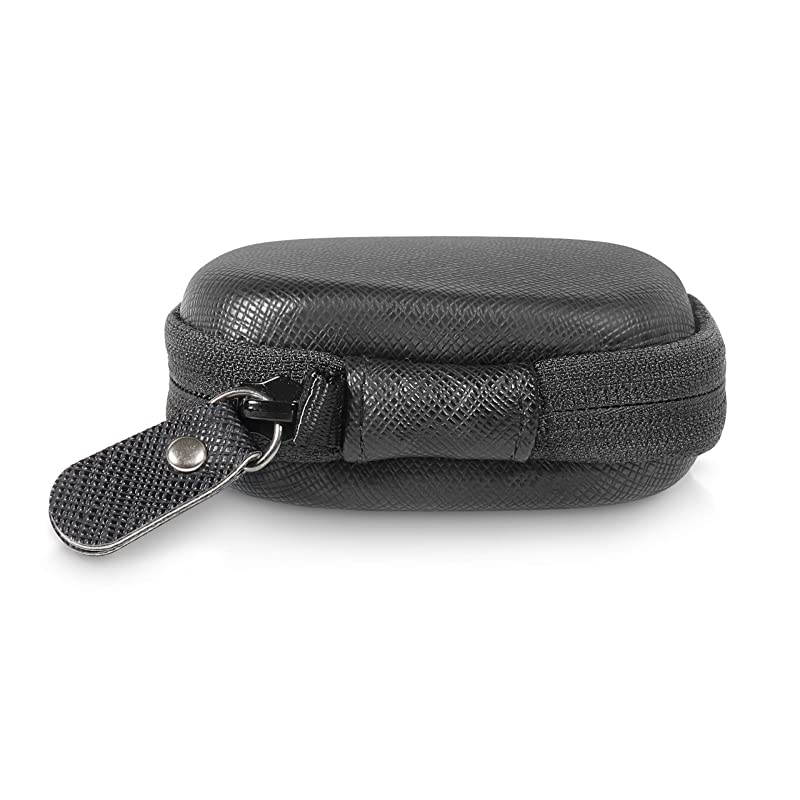 Golf Course GPS Case Compatible with GolfBuddy Voice Voice 2 Bushnell NeoGhost Garmin 0100195900 Approach G10 Mesh Pouches in Both lid and Base for GPS and Cable separatedly