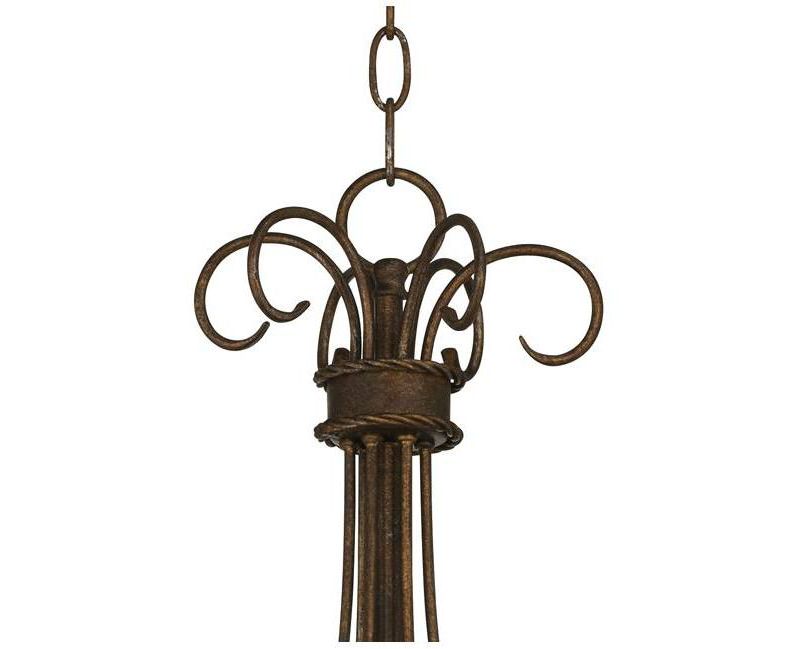 Franklin Iron Works Rust Bronze Candelabra Chandelier 30" Wide Rustic Metal 6-Light Fixture for Dining Room House Foyer Kitchen