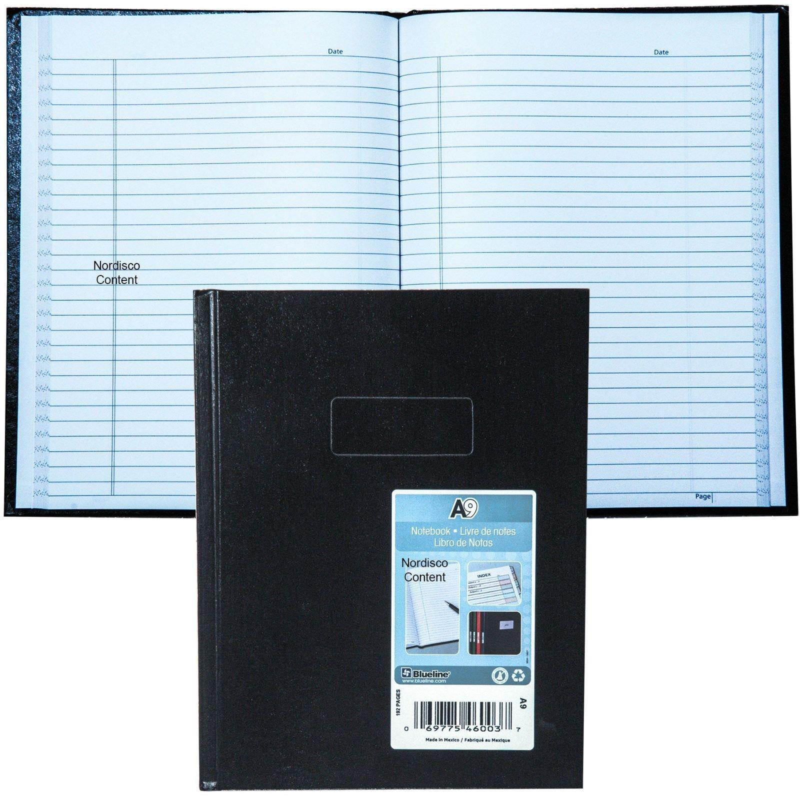Blueline A9 Notebook, 9-1/4 x 7-1/4", 192 Pages, Hard Cover