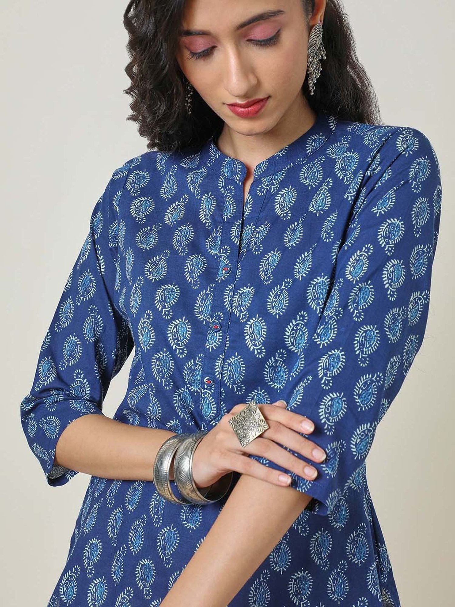 Soch Indigo Printed Tunic
