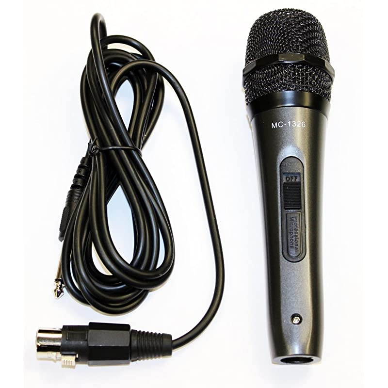 Professional Unidirectional Dynamic Microphone with 10ft Cord and on/off switch