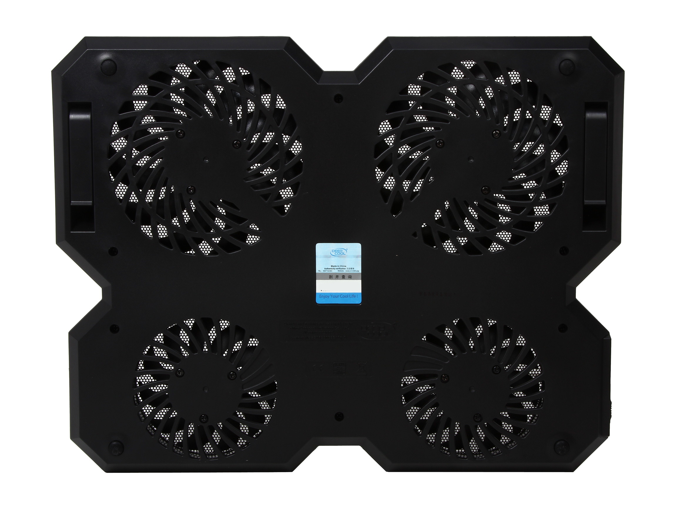 Laptop Cooling Pad, Laptop Cooler with 5 Quiet Red LED Fans for 12"-17" Inch Laptop, Dual USB 2.0 Ports, Portable Angle Adjustable Laptop Stand for Gaming Laptop-Green