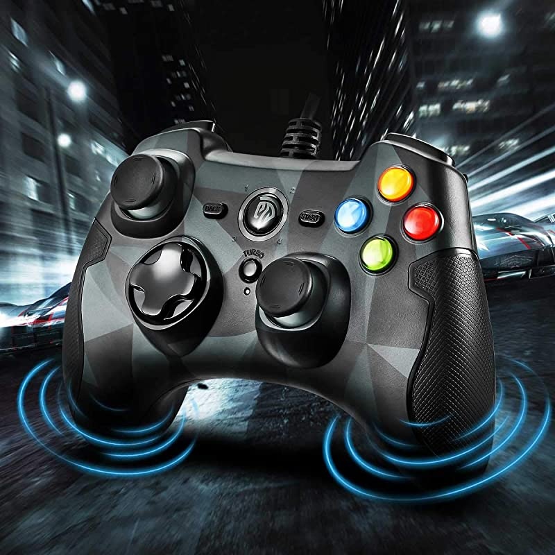 Wired Controller for PS3 PC Gamepads with Vibration Fire Button Range up to 10m Support PCLaptop Android and TV Box CamouflageWired Controller