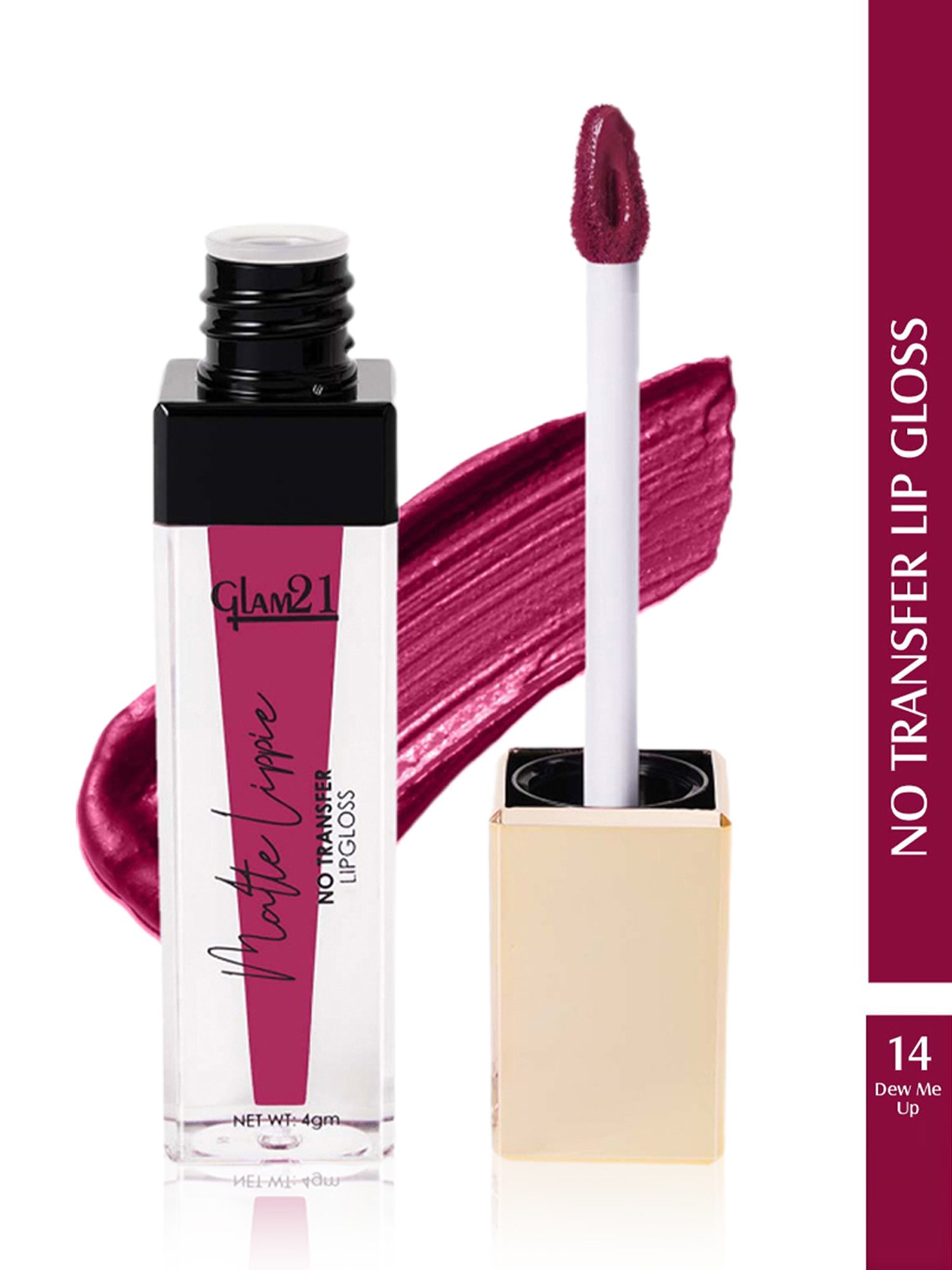 Glam21 Matte Lippie No Transfer Liquid Lipstick 14 Dew Me Up - 4 gm