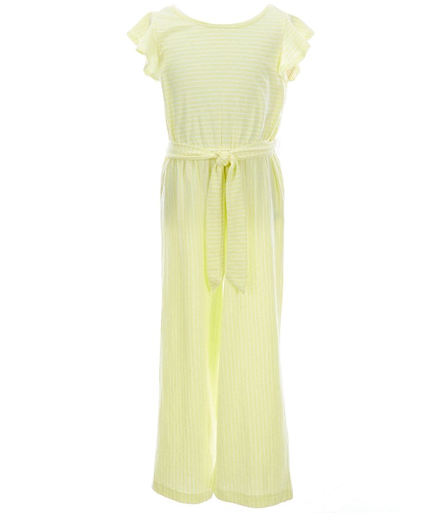 Copper Key Big Girls 7-16 Ruffle-Sleeve Stripe Jumper