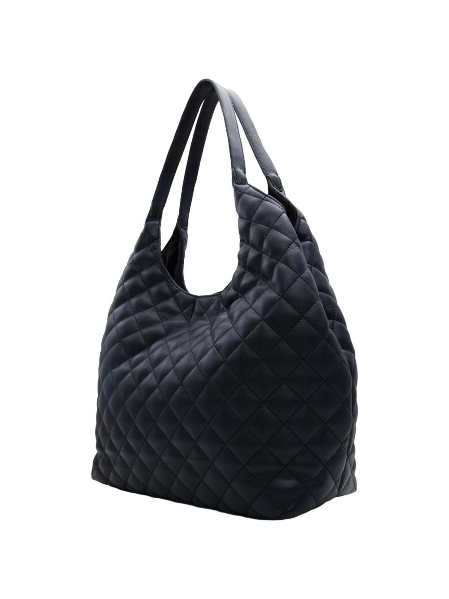 Call It Spring Black Quilted Shoulder Handbag