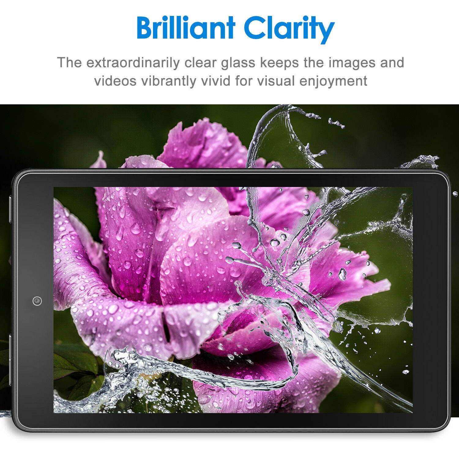 JETech Screen Protector for Amazon Fire HD 10 (2017 release) Tempered Glass Film