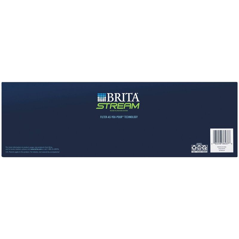 Brita Extra Large 18 Cup UltraMax Water Dispenser and Filter - BPA Free - Black