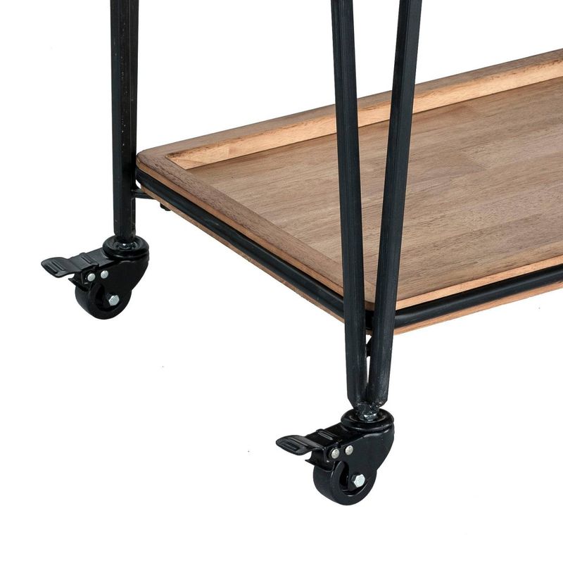 Cooper Bar Cart Black - ClickDecor