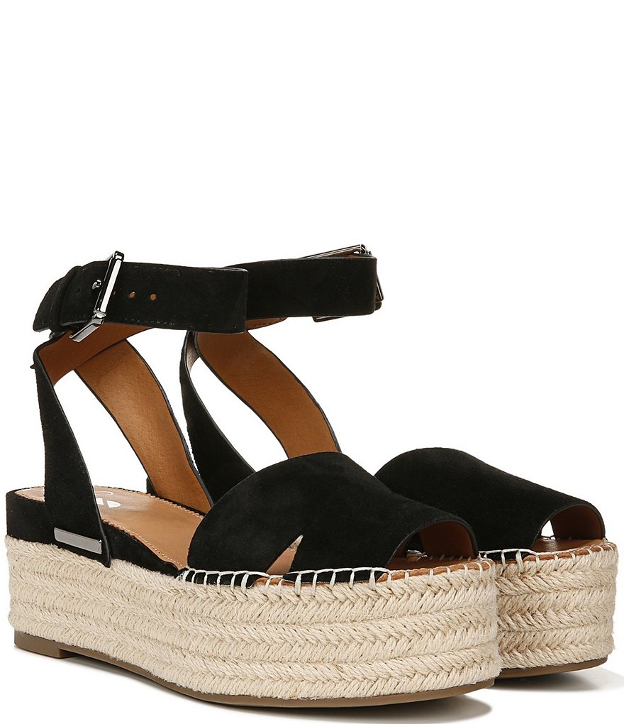 Splendid Meredith Suede Ankle Wrap Espadrille Sandals