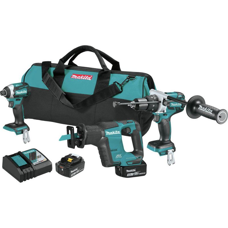 Makita XT336T 18V LXT Lithium-Ion 5.0 Ah Brushless 3-Piece Combo Kit