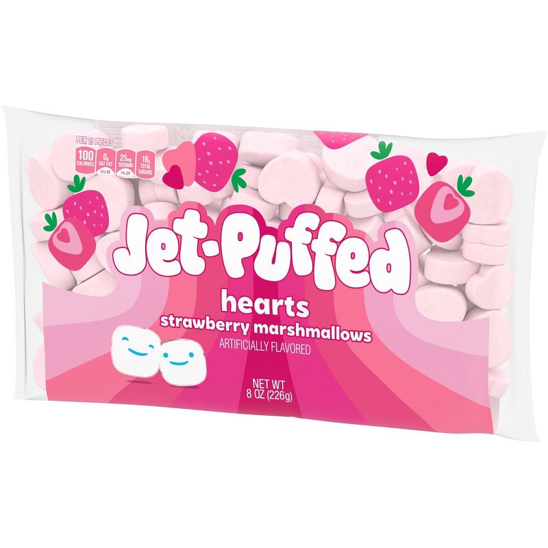 Kraft Jet-Puffed Strawberry Marshmallow Hearts - 8oz