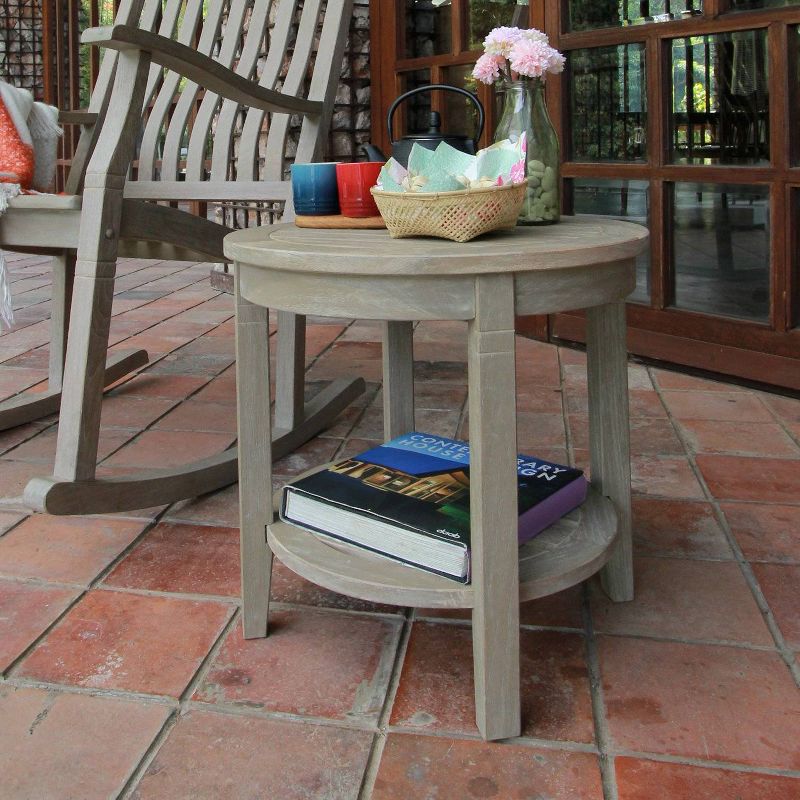 Sherwood 3pc Outdoor Solid Teak Chat Set - Cambridge Casual