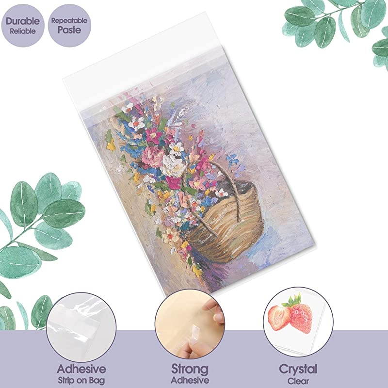 100 pcs 12 716 x 18 14 Clear Bag