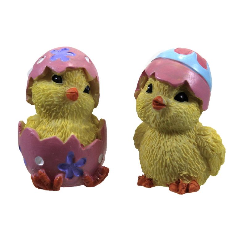 Easter 1.5" Silly Little Chicks Decorated Egg Mini  -  Decorative Figurines