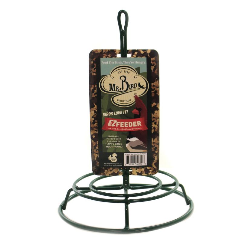 Home & Garden 11.75" Ezfeeder Seed Cylinder Holder Mr Bird  -  Bird And Wildlife Food