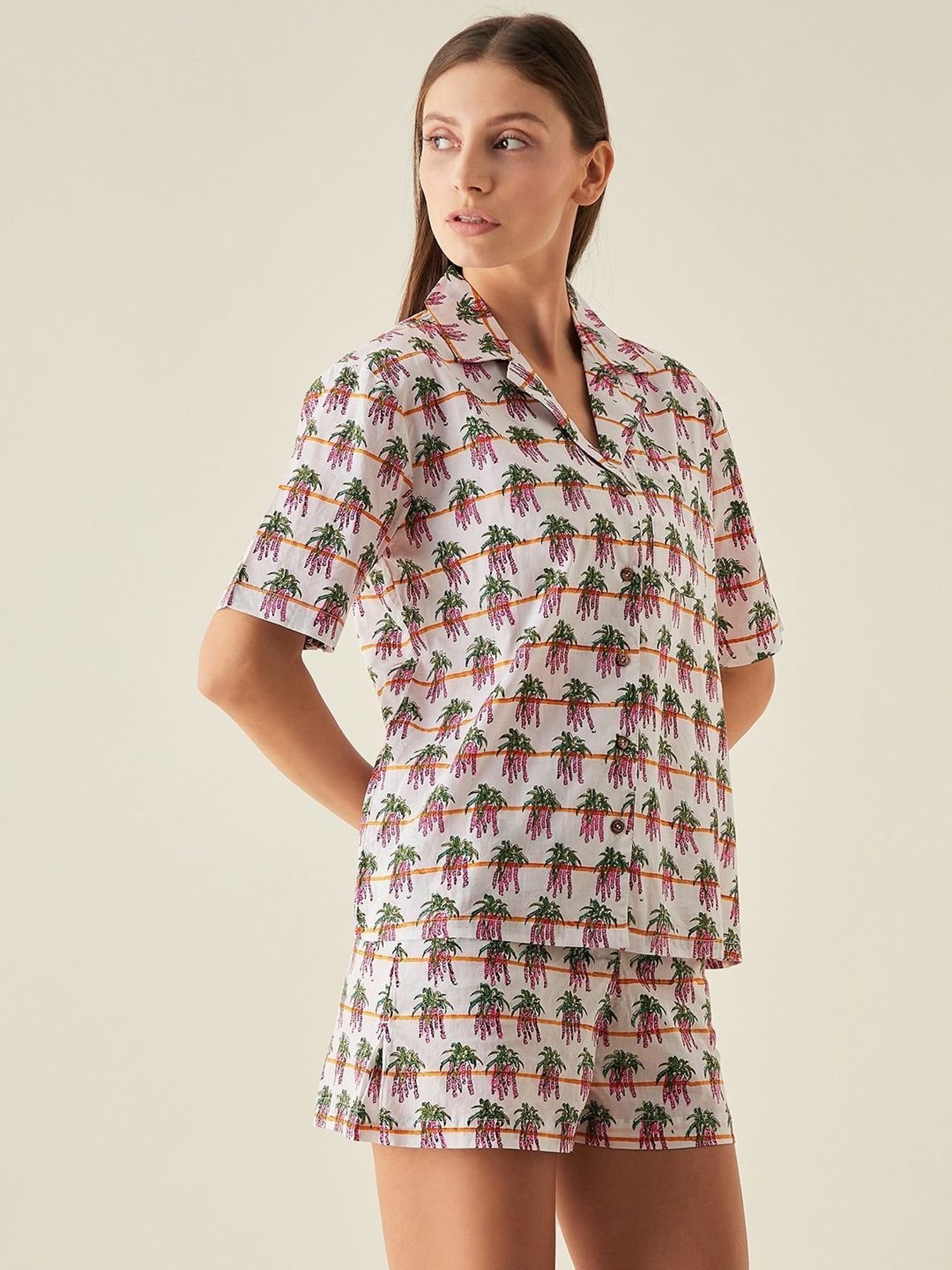 Arras Multiclour Notch Collar Shirt