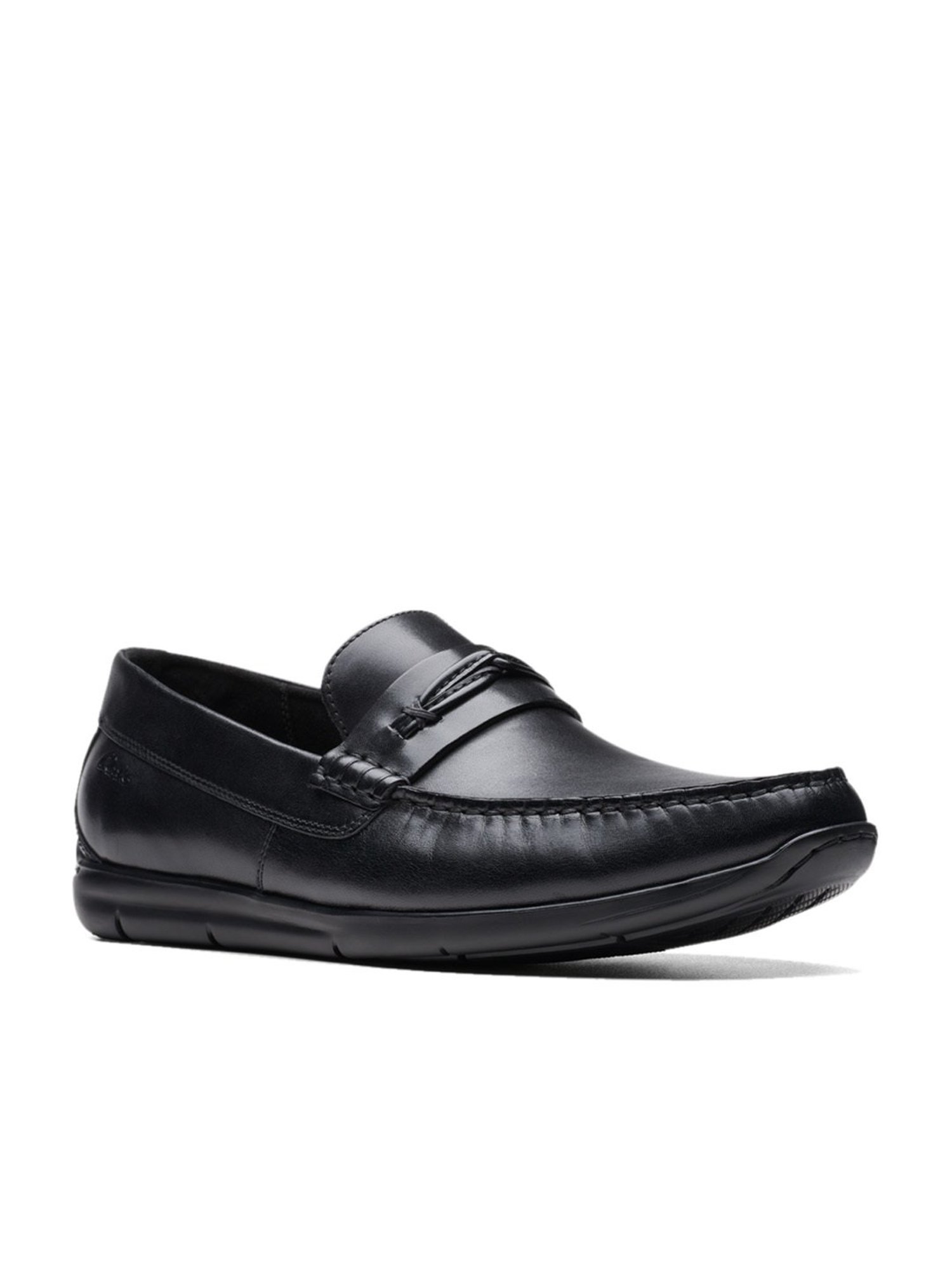Clarks Men's Karlock Black Loafers