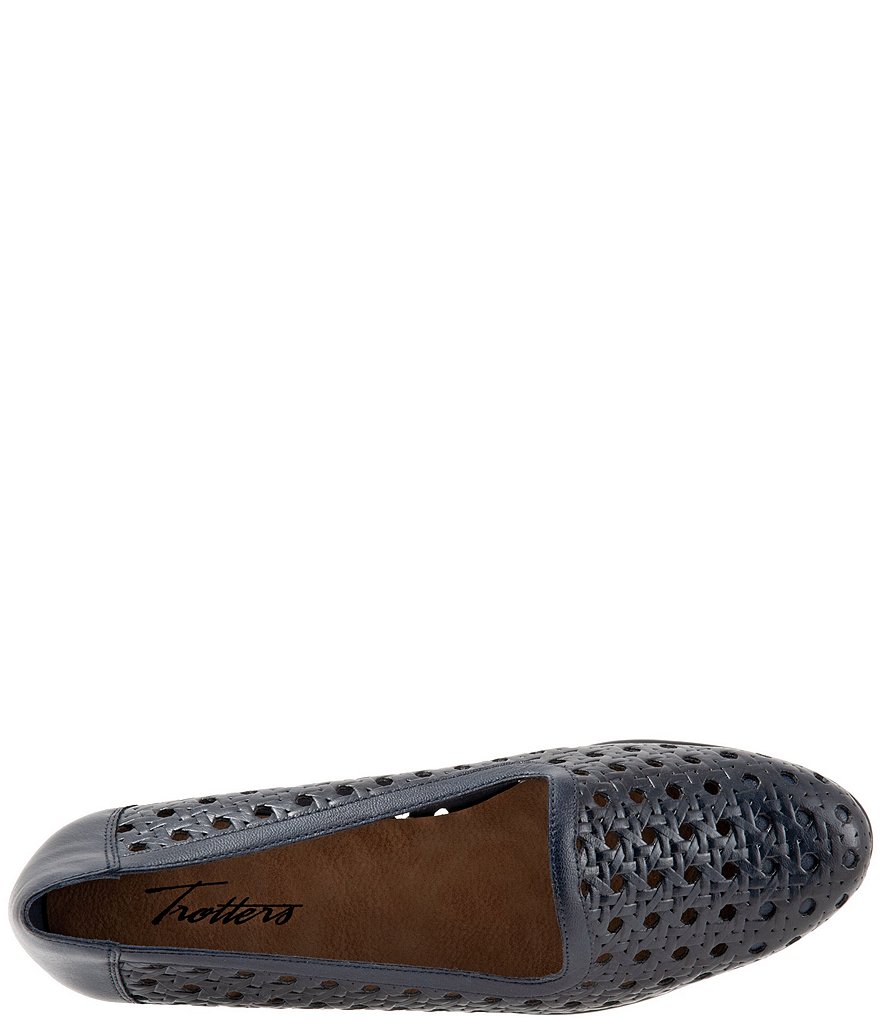 Trotters Liz Woven Leather Loafers