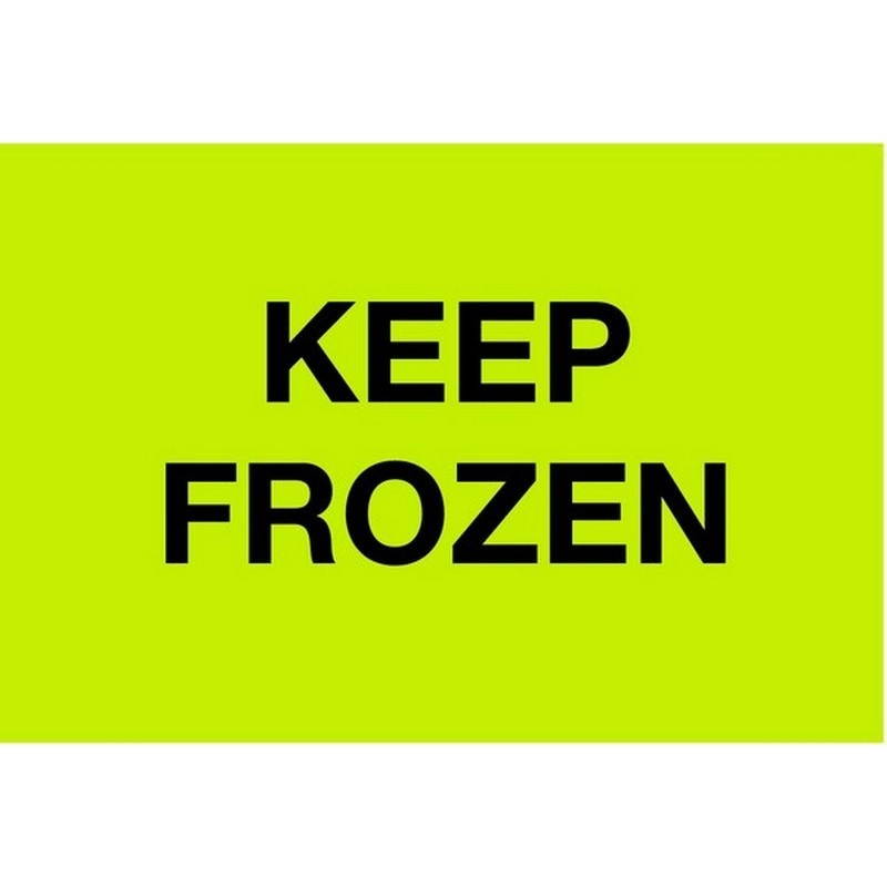 3" x 5" Keep Frozen Labels (500 per Roll)