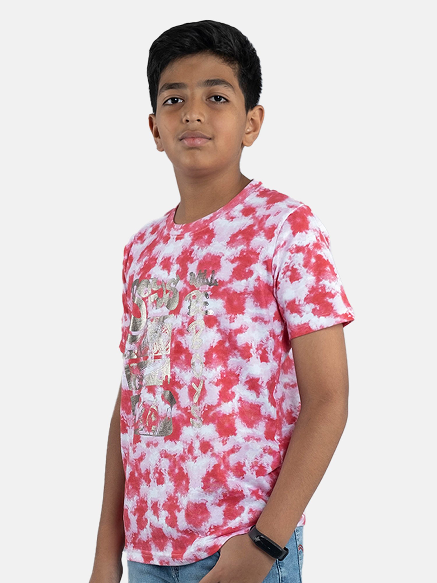 Kiddopanti Kids Red Printed T-Shirt