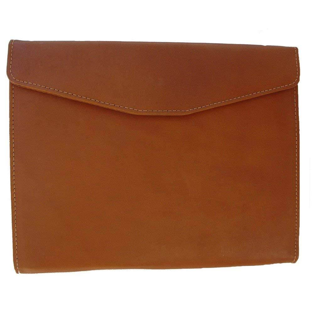 Piel Leather Envelope Padfolio, Saddle, One Size