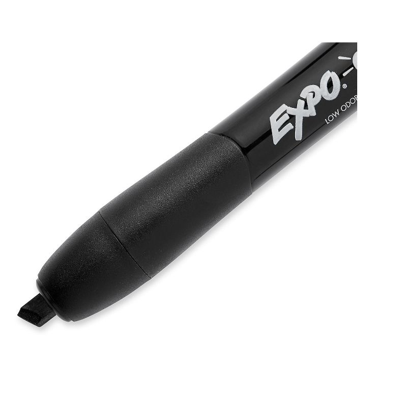EXPO Click Dry Erase Markers Chisel Tip Black Dozen 1741920