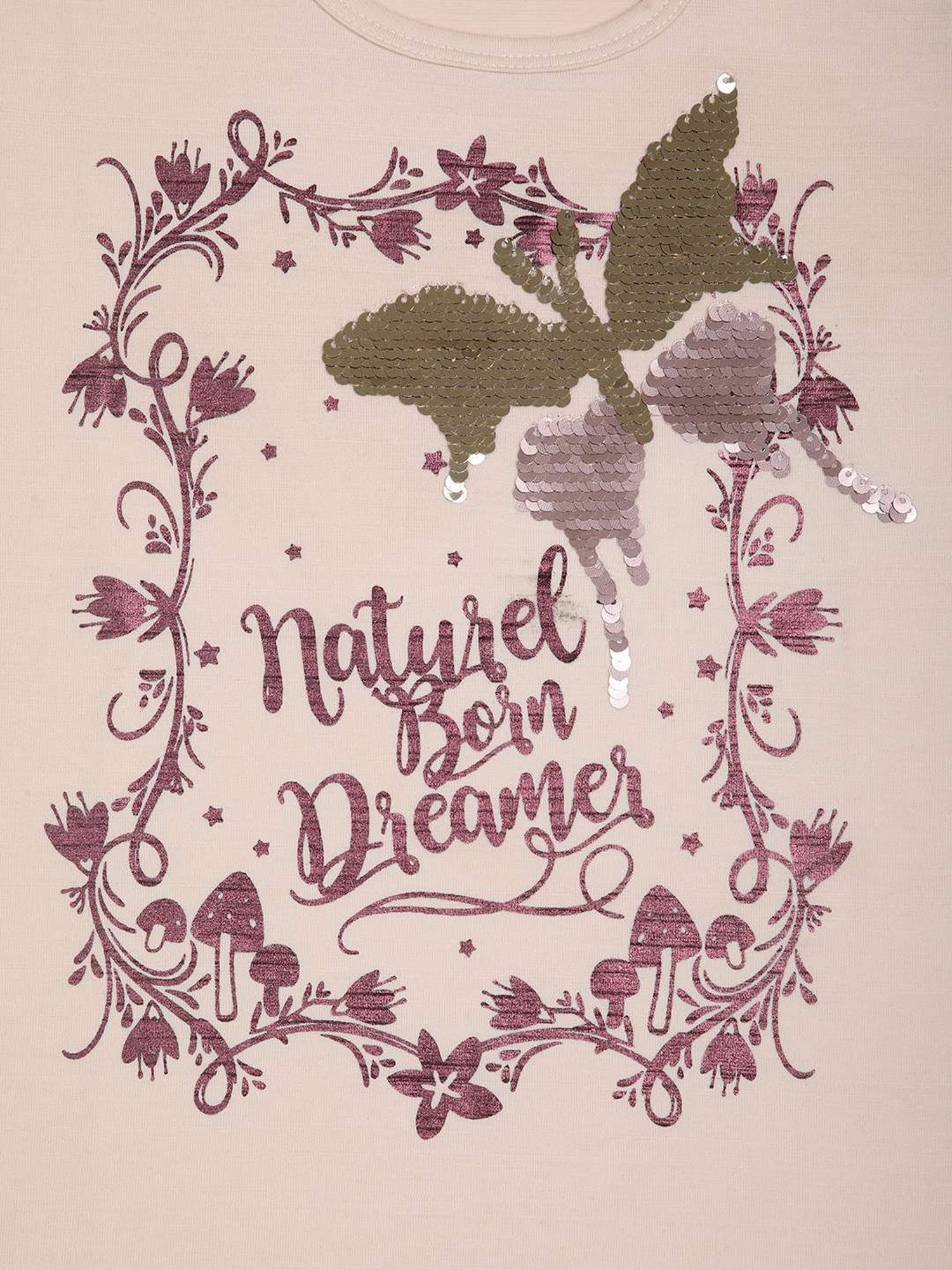 ZIAMA Kids Pink Embellished Top