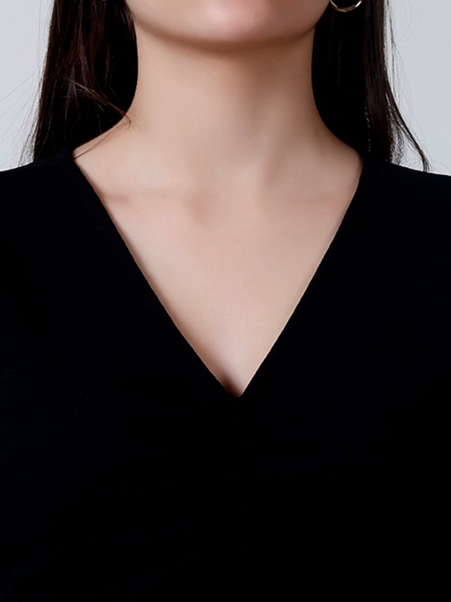 NEUDIS Black Regular Fit Top