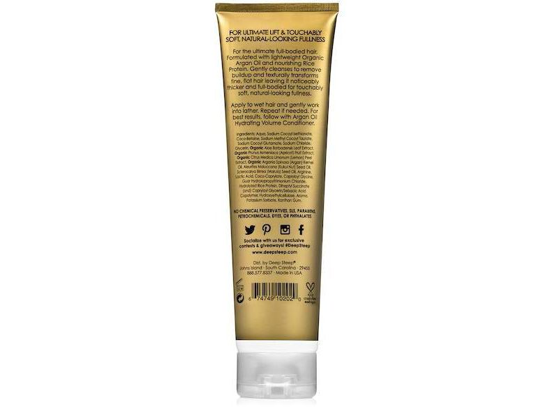 Deep Steep Argan Hydrating Volume Shampoo - 10 fl oz