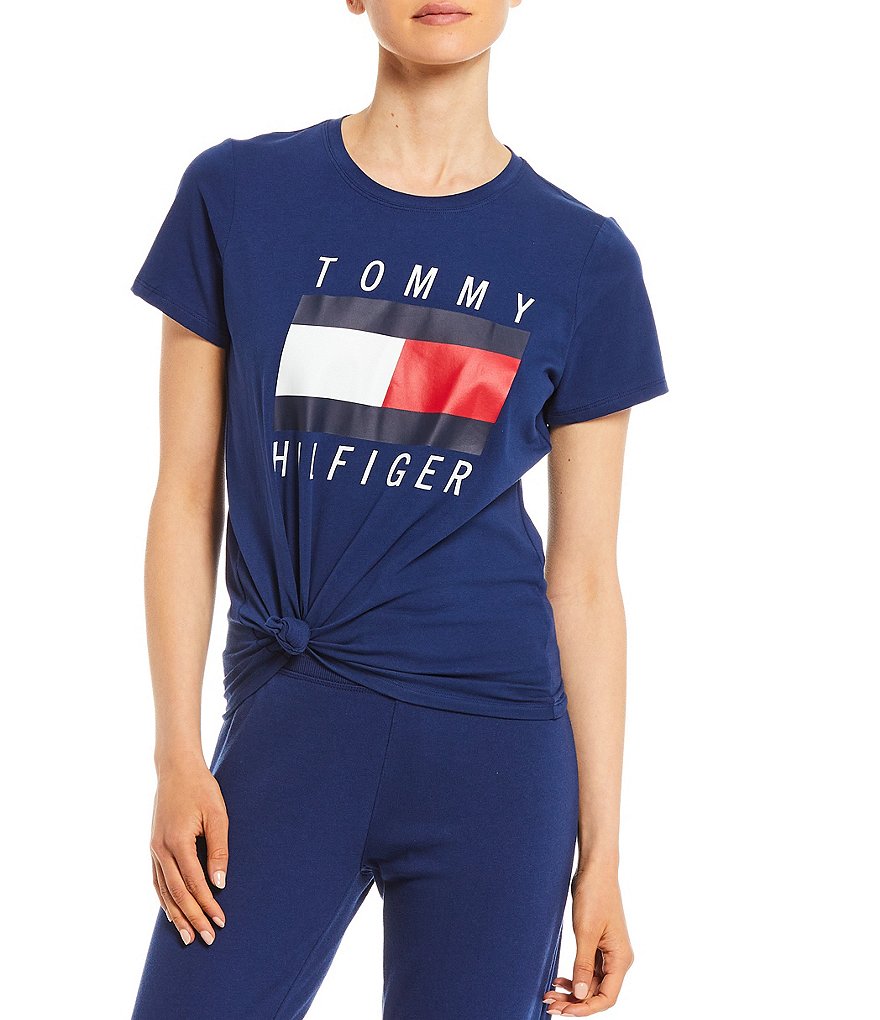 Tommy Hilfiger Sport Logo Knotted Tee