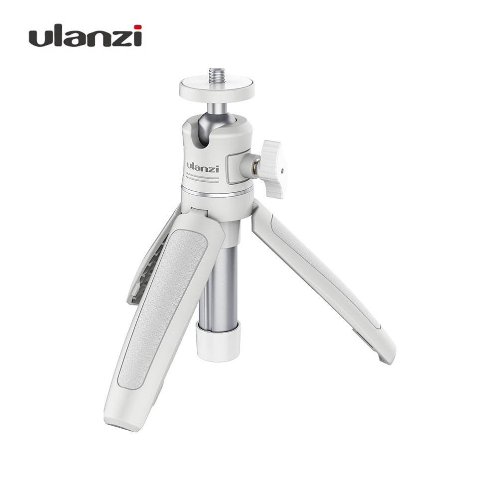 ulanzi MT-08 Mini Extendable Desktop Tripod Handheld Photography Bracket Stand with Flexible Ballhead 1/4 Inch Screw Mount for Selfie Travel Vlogging
