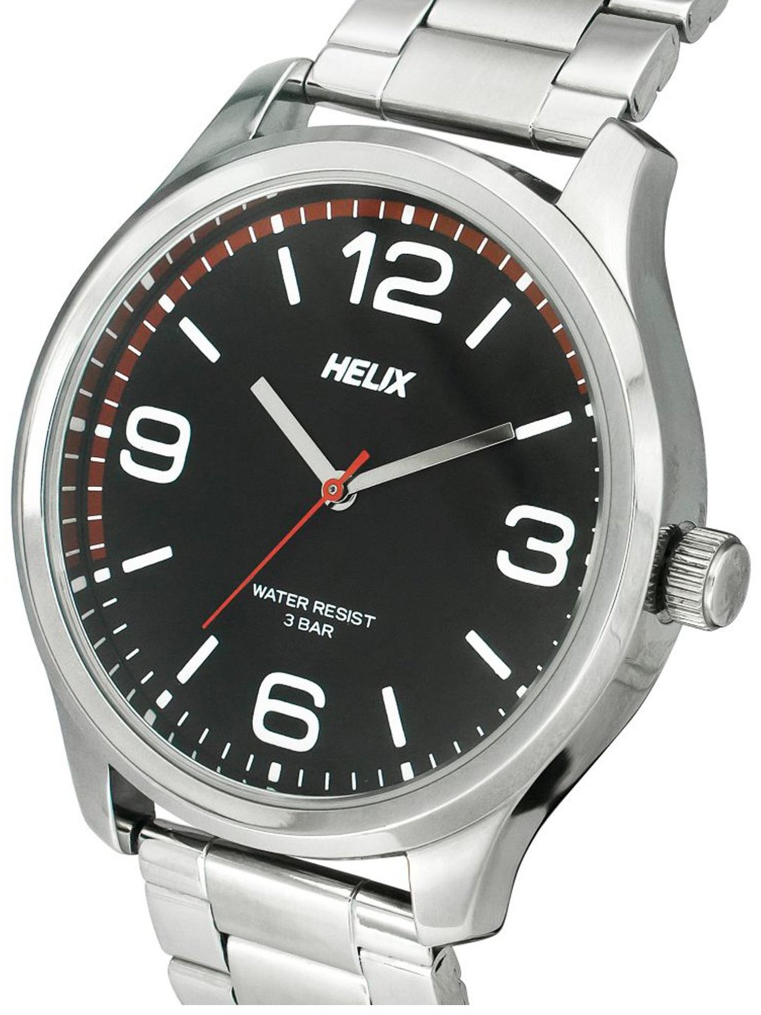 Helix By Timex Blue Round Dial Analog Stainless Steel Men Watch - TW043HG14