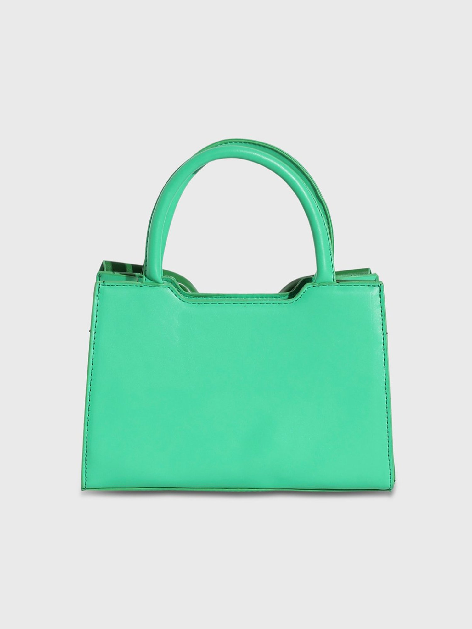 HauteSauce Green Medium Leather Mini Handbag