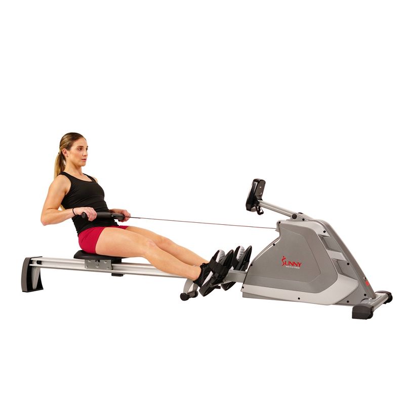Sunny Health & Fitness Programmable Magnetic Rowing Machine