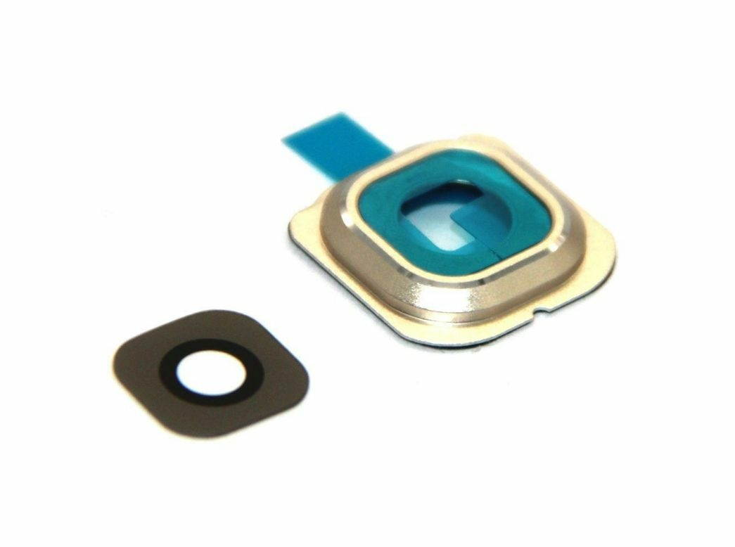 Rear Back Camera Frame Lens Cover For   Galaxy S6 G920F G920 G920V Gold