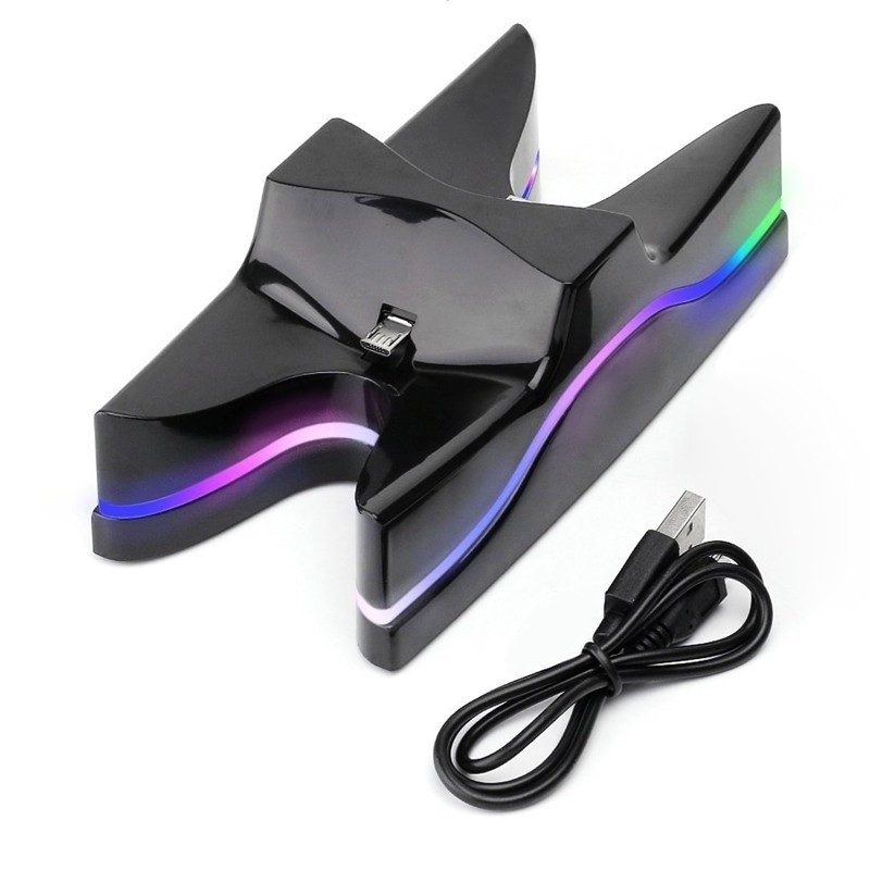 Special UFO Shape 2 x USB Charging Dock Station Stand / Controller Charging Stand for PS4 4 with