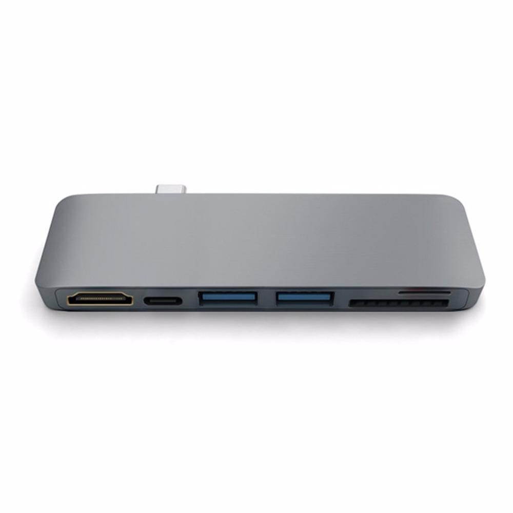 USB 3.0 Hub, Portable SuperSpeed 4 Port USB 3.0 Hub with Built-in Cable , USB Extension Multi-function USB Dock Hot Swapping Support for  Mac, PC, USB Flash Drives and Other Devices