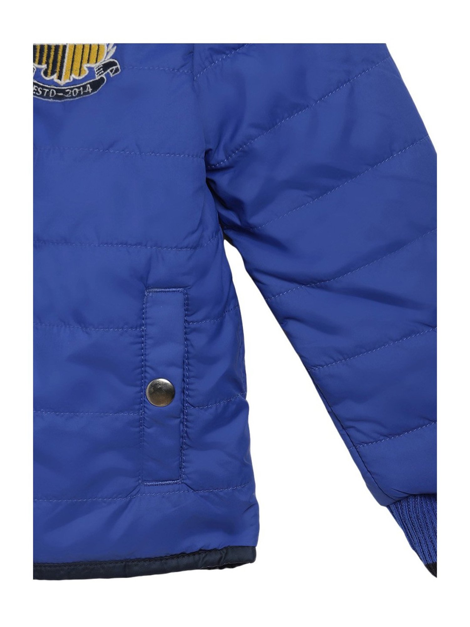 Blue Giraffe Kids Blue Regular Fit Jacket