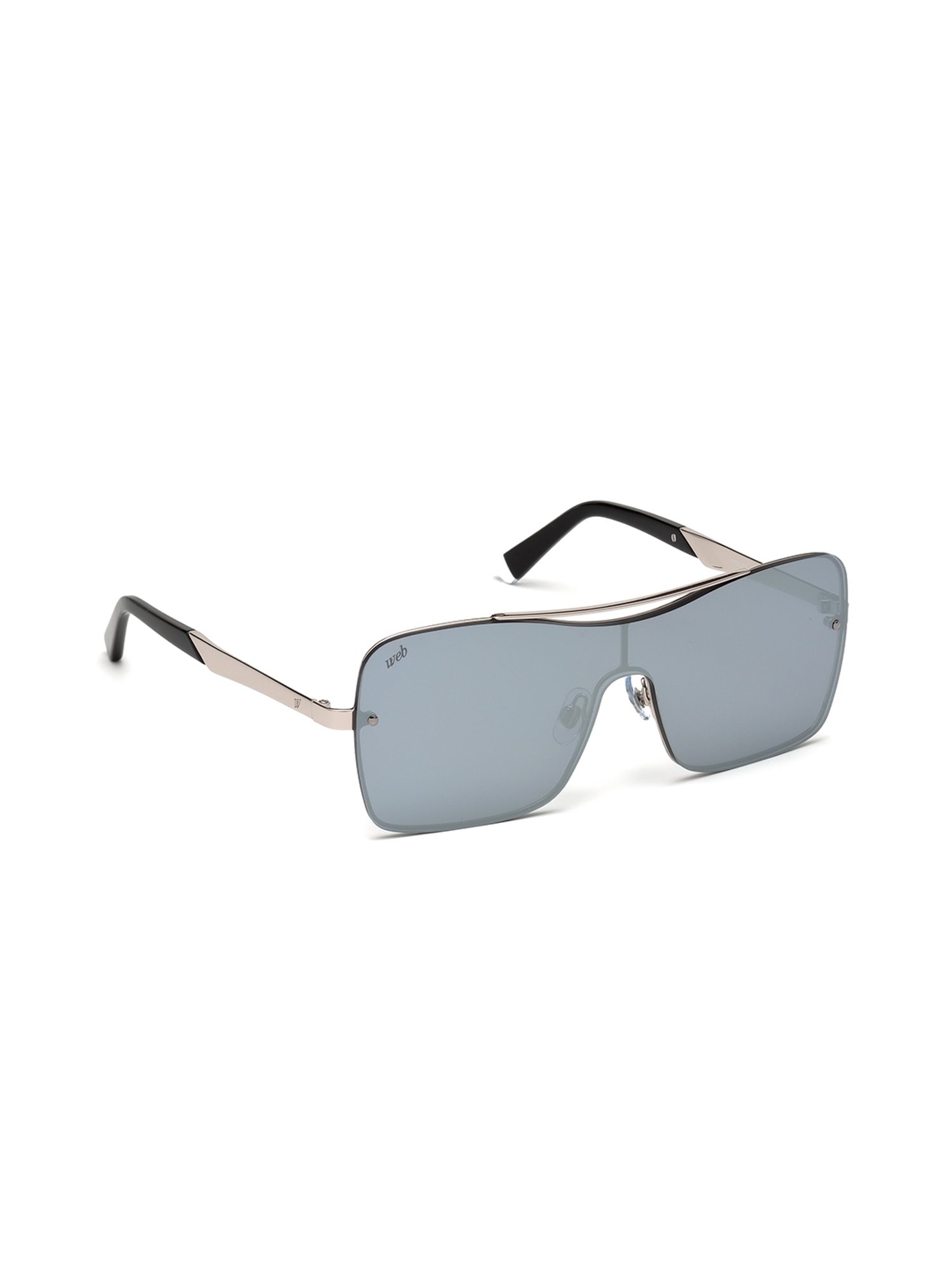 WEB EYEWEAR Grey Square Sunglasses Designed in Italy