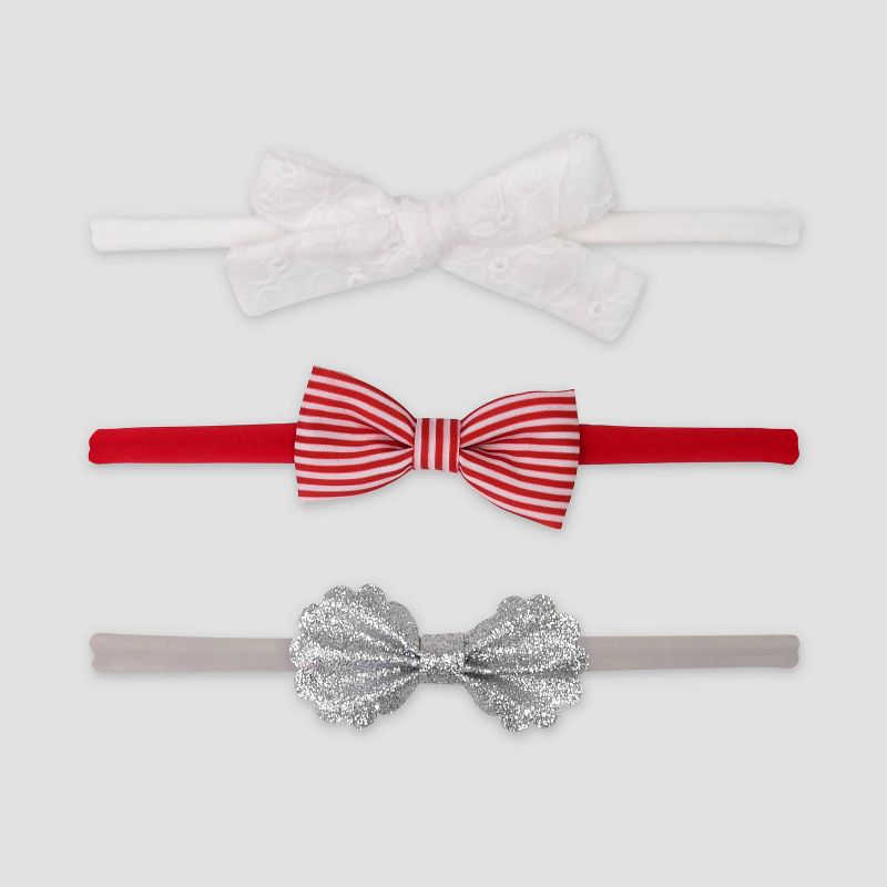Baby Girls' 3pk Bow Headwrap - Just One You® made by carter's