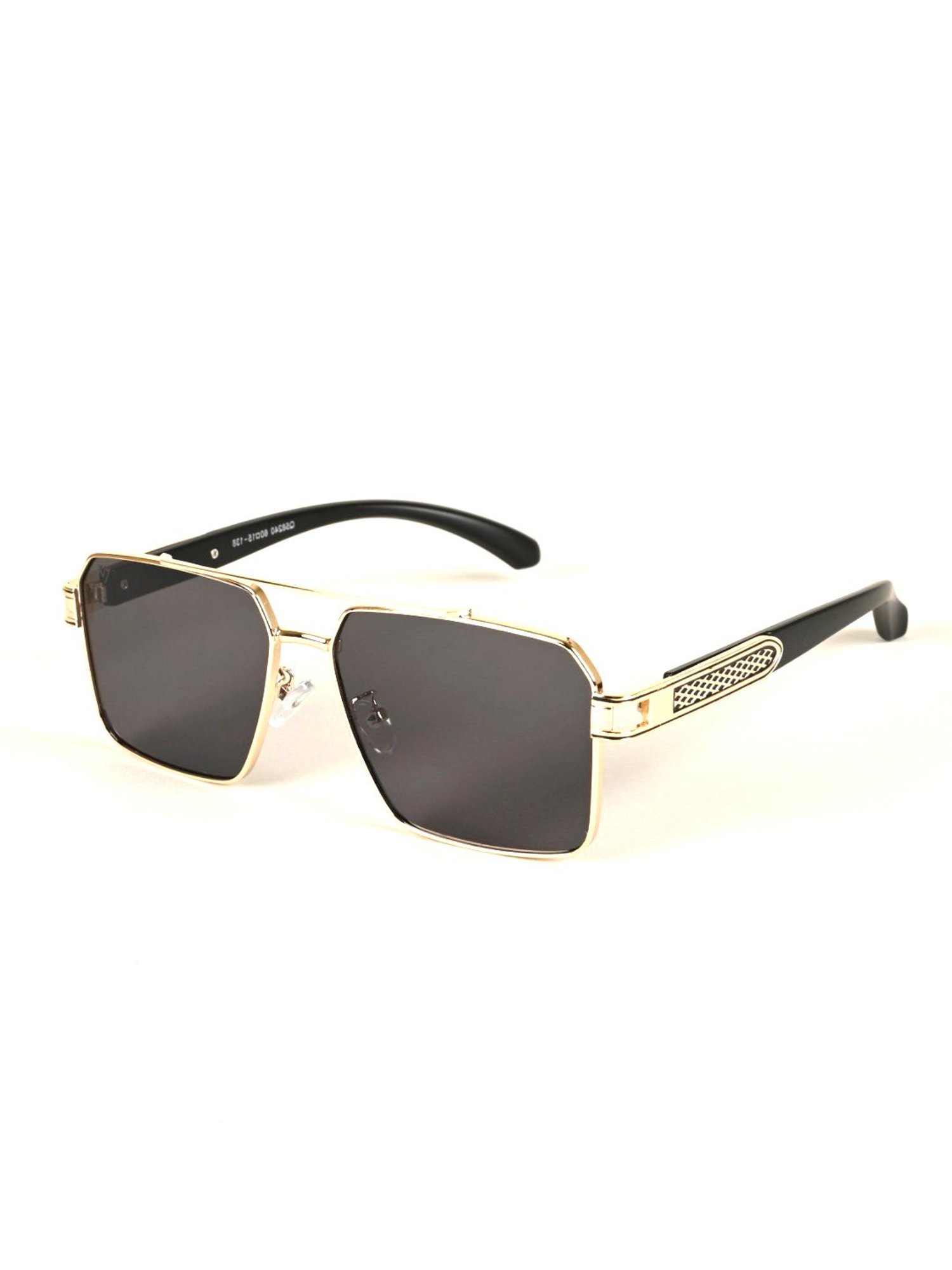Voyage Black Wayfarer UV Protection Unisex Sunglasses